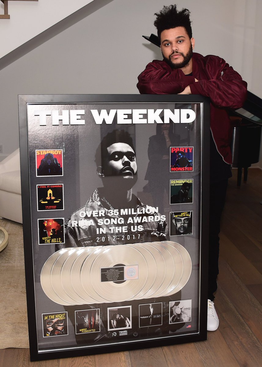 the weekend with platinum plaques